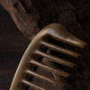 Green sandalwood tooth comb
